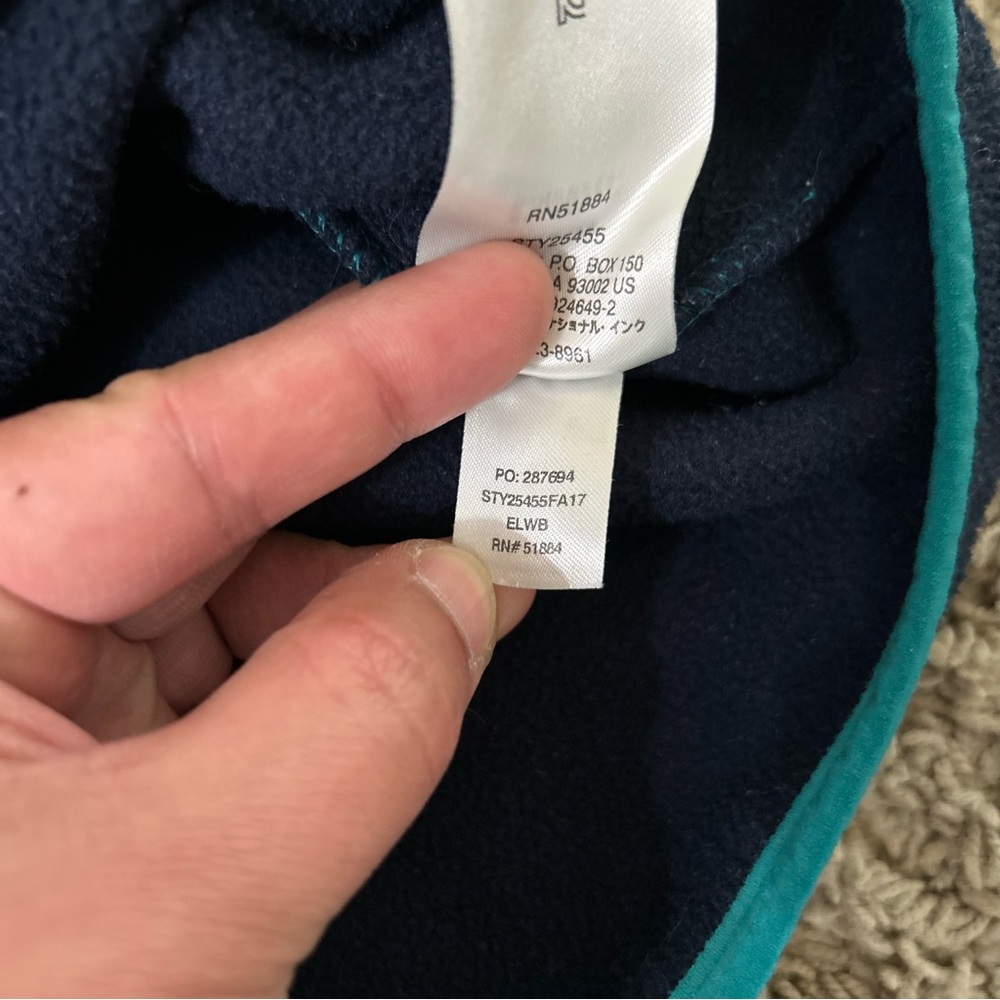 Patagonia Synchilla Womens Snap T Pullover Fleece Medium Blue Green Jacket 25455 - Picture 5 of 8